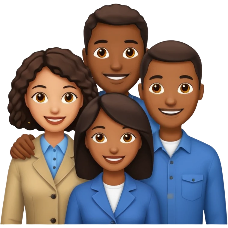 Foursome mmff emoji of black people enony emoji
