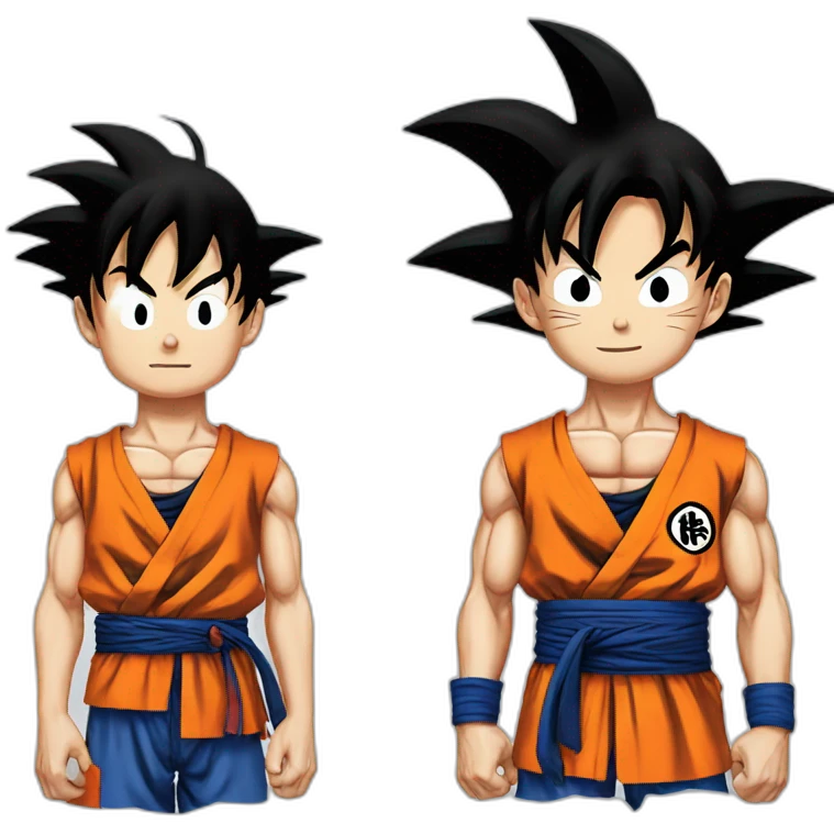 Goku Luffy emoji