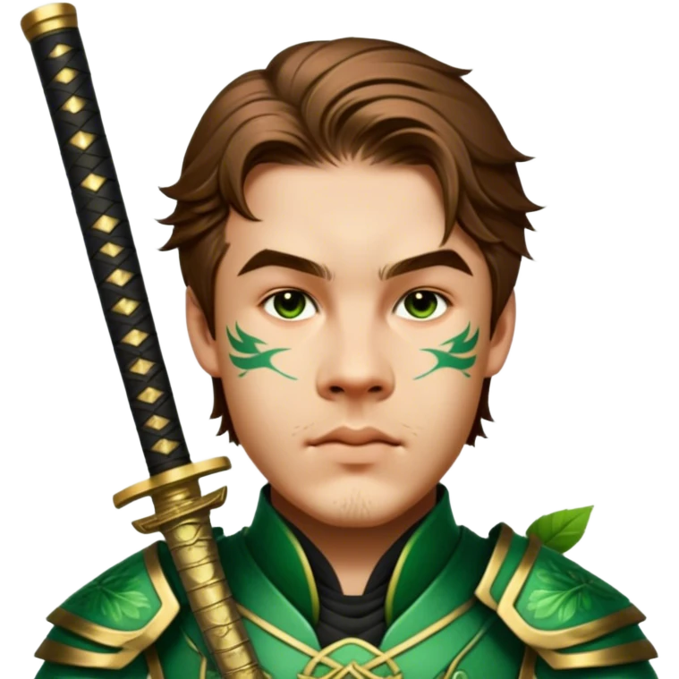 Emerald Samurai emoji