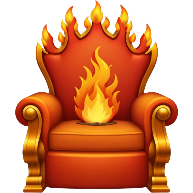 Fire throne emoji