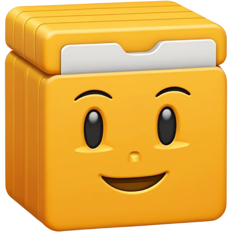 Stacked text emoji