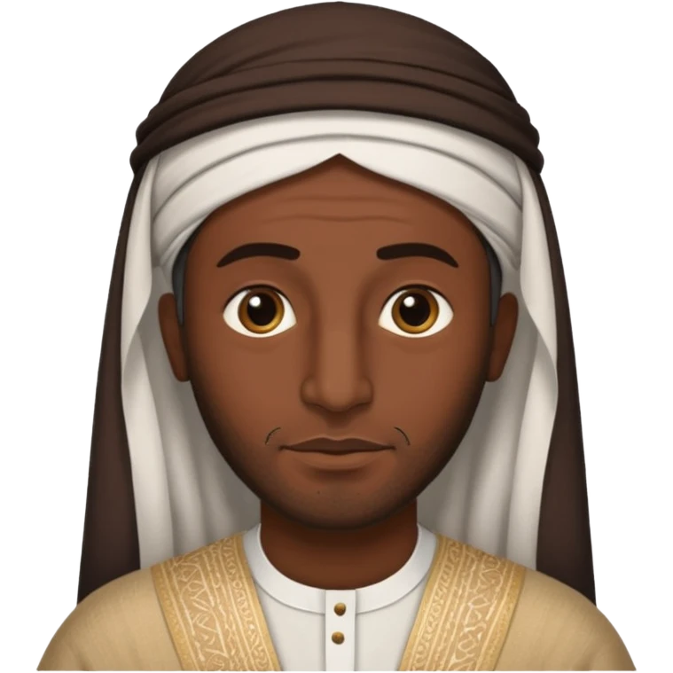 Arabic man says asalmau aliukum emoji