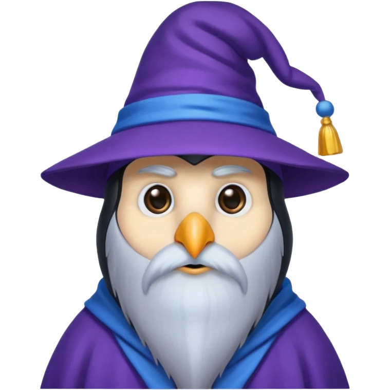 Penguin Wizard emoji