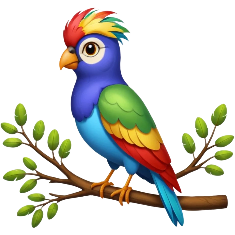 talking bird emoji