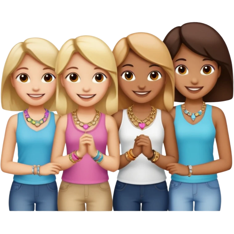 Charm Bracelet Girls emoji