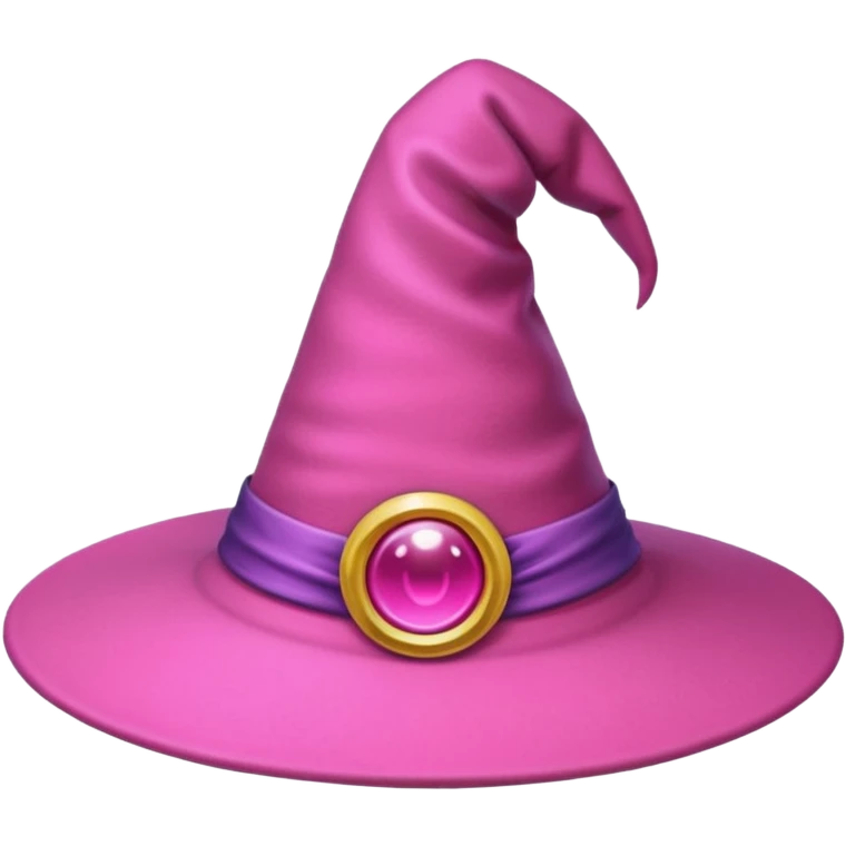 pink witch hat emoji