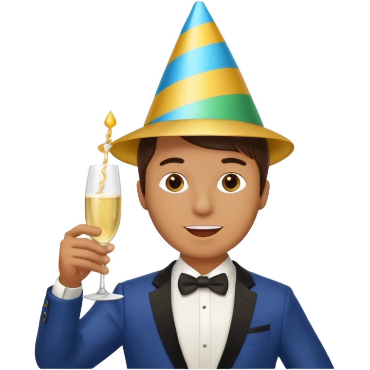 Party man emoji