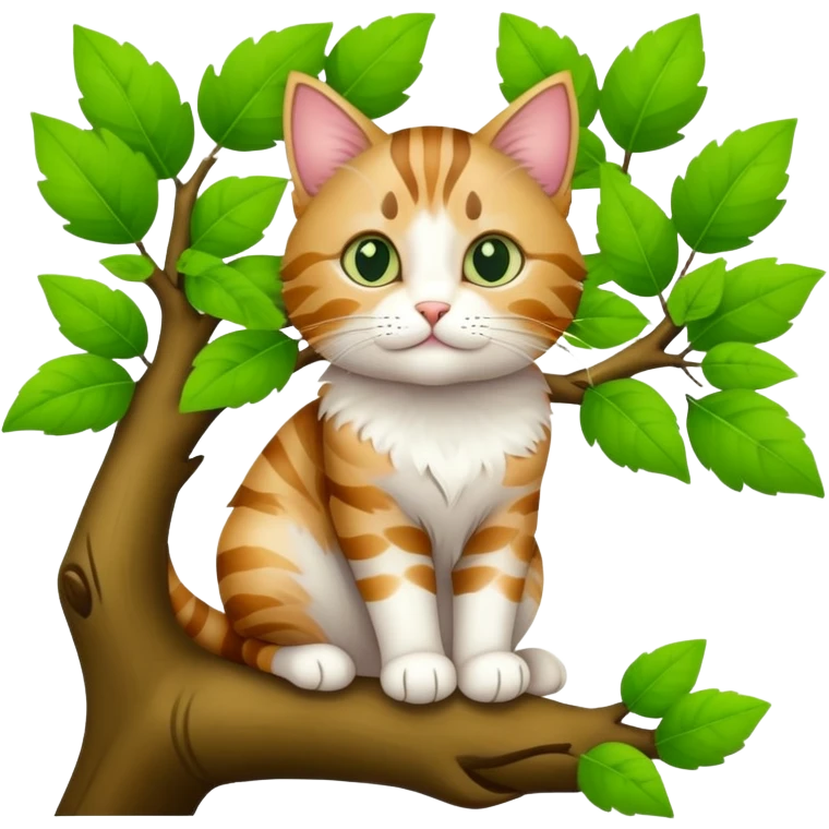 cat in a tree emoji