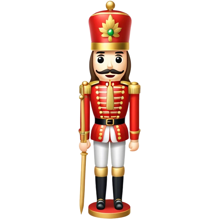 Christmas nutcracker emoji