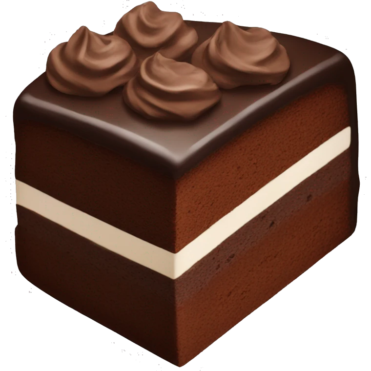 chocolate cake  emoji