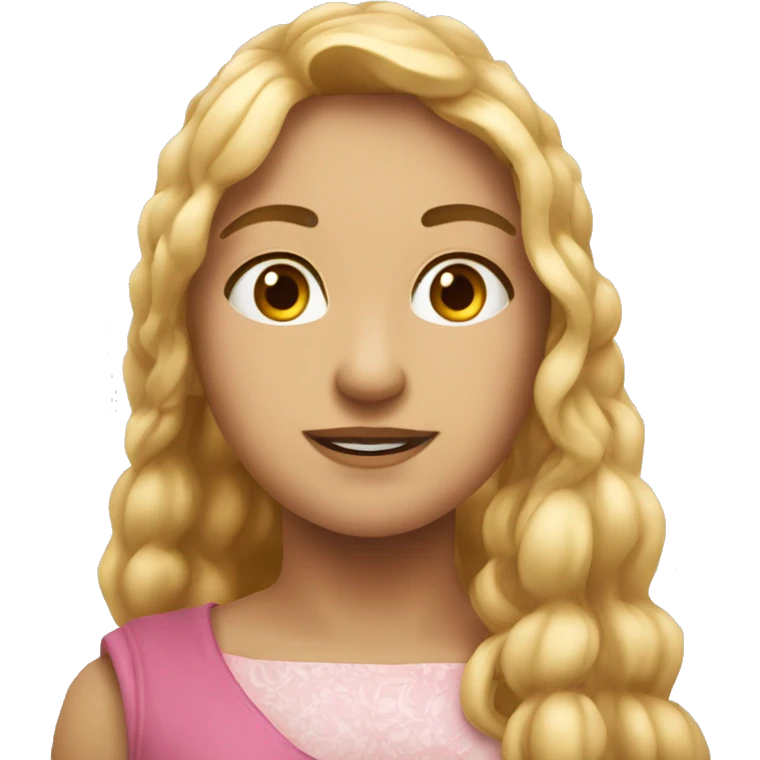 Красивое розовое сердце  emoji