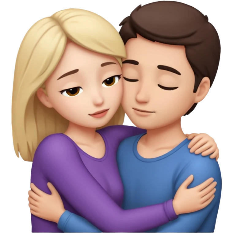 intimate moment between lovers emoji