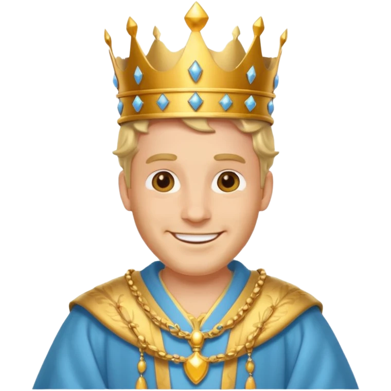 happy king emoji