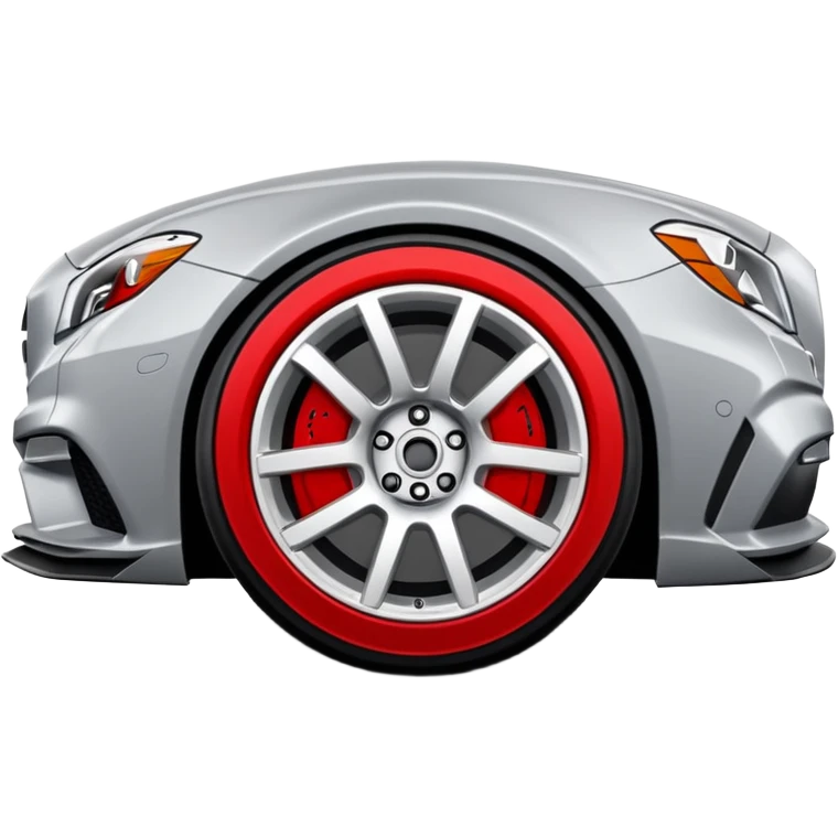 cls63s 2016 in light silver withred calipers emoji