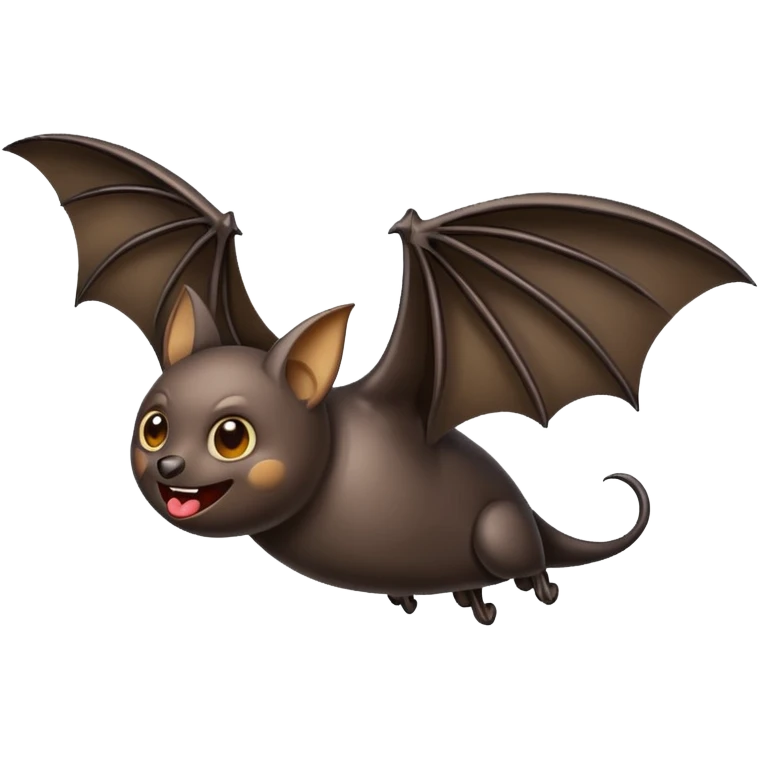 Flying bat emoji