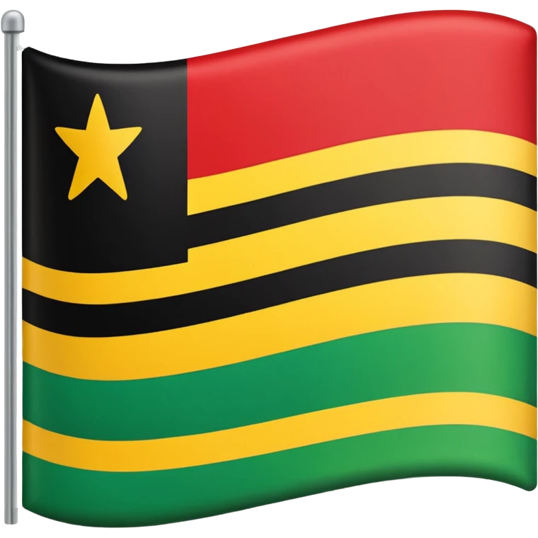Nation of gods and earths universal flag emoji