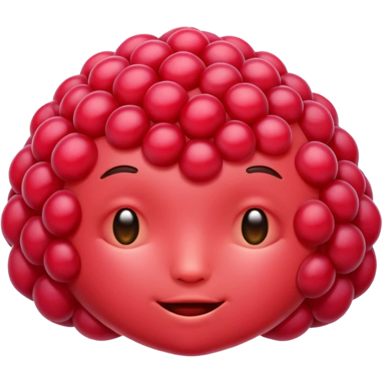 Raspberry emoji sleeping  emoji
