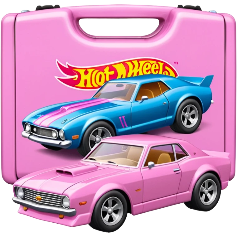 Машинка HotWheels розового цвета в классической упаковке HotWheels. emoji