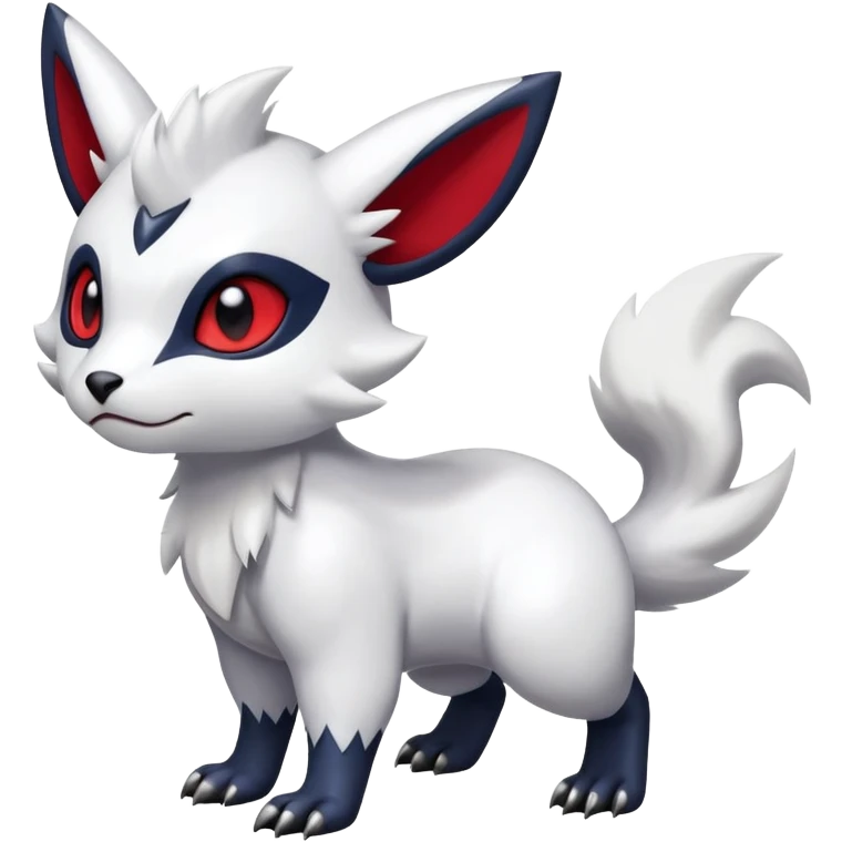 Shiny Furret-Absol-Zangoose-Hybrid (Full body) emoji