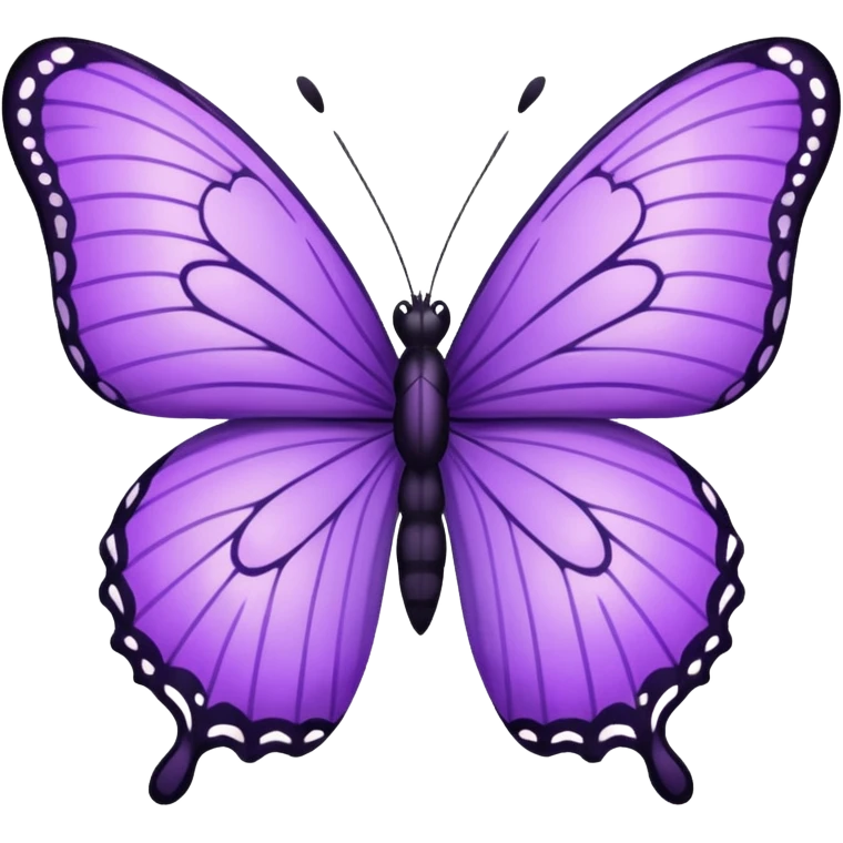 Borboleta roxa emoji