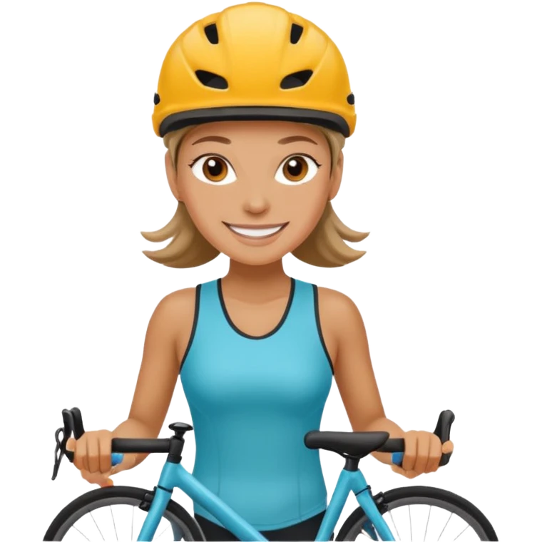 cyclist woman emoji