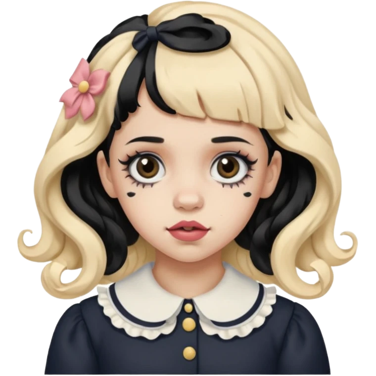 Melanie Martinez with split her emoji