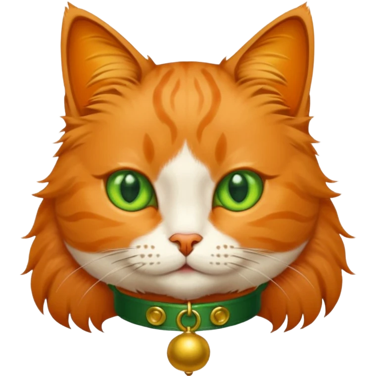 Cat with bell collar emoji