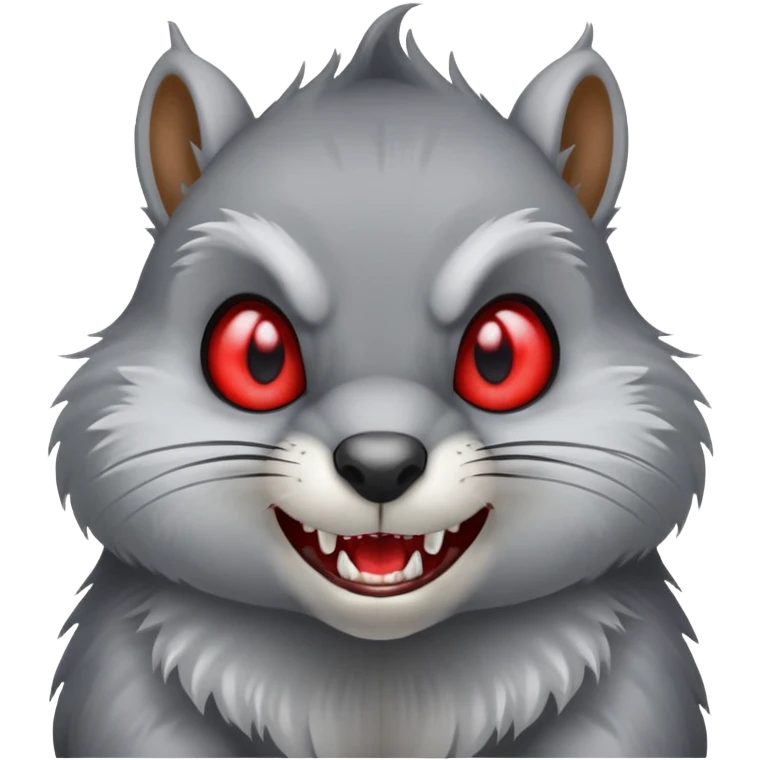 evil squirrel ￼ emoji