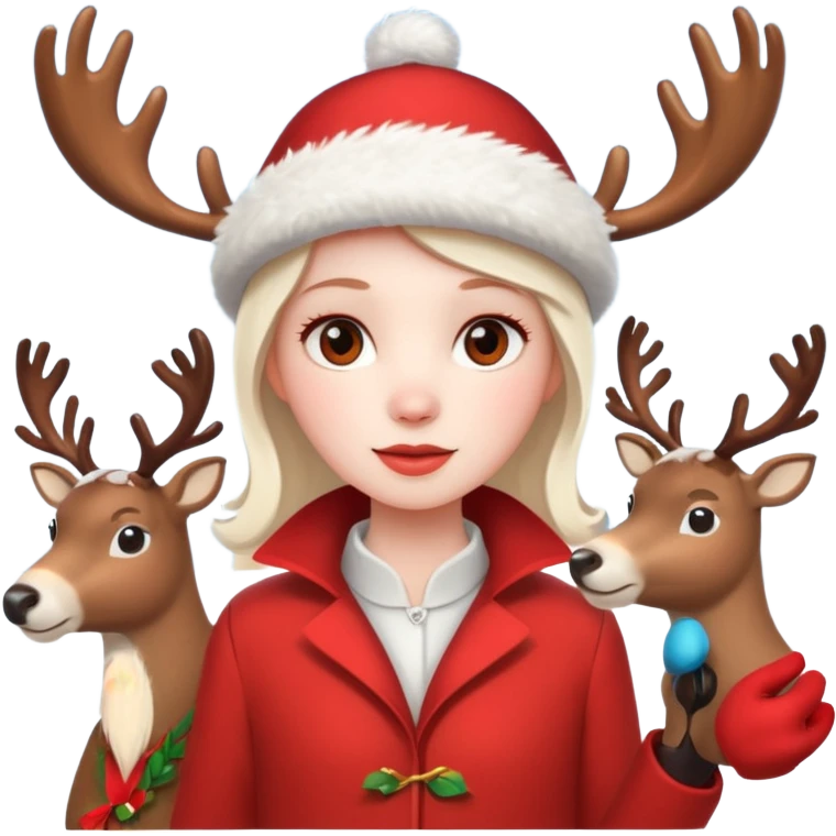 🤍☃️🦌 emoji