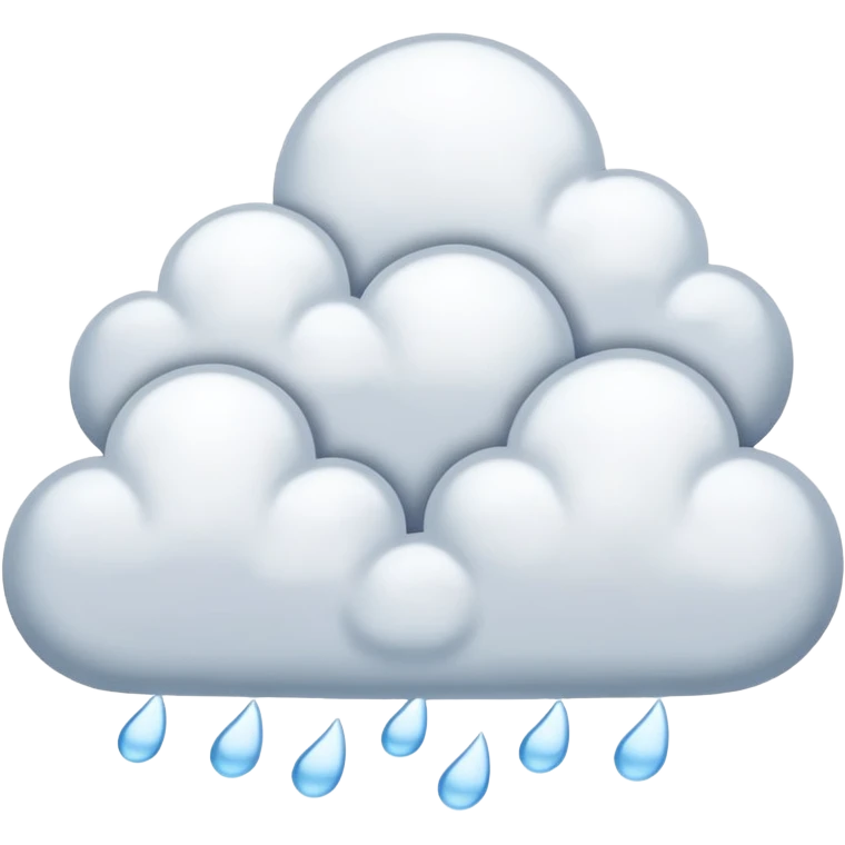 snowy clouds emoji