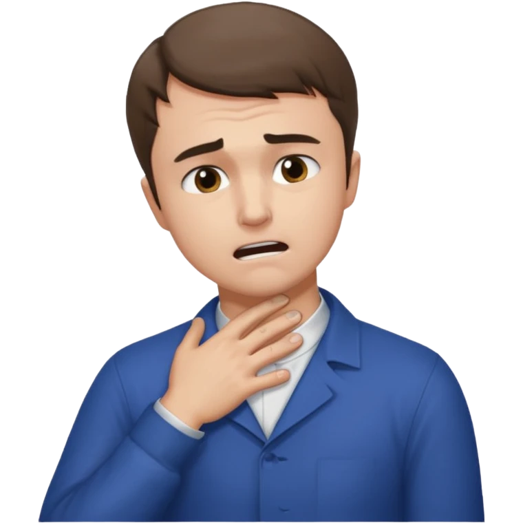 charlie kirk holding his neck with his left hand in pain emoji
