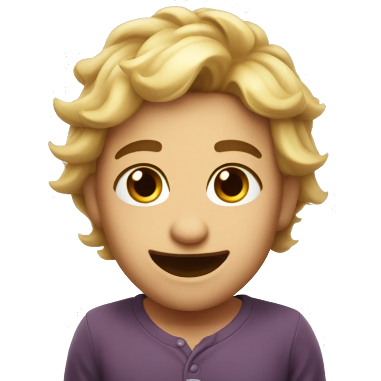 Mischievous Blushing Look emoji