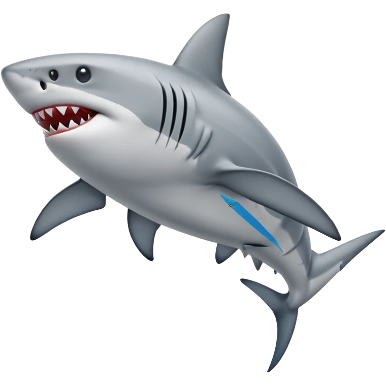 Shark with legs and with jordans no emoji
