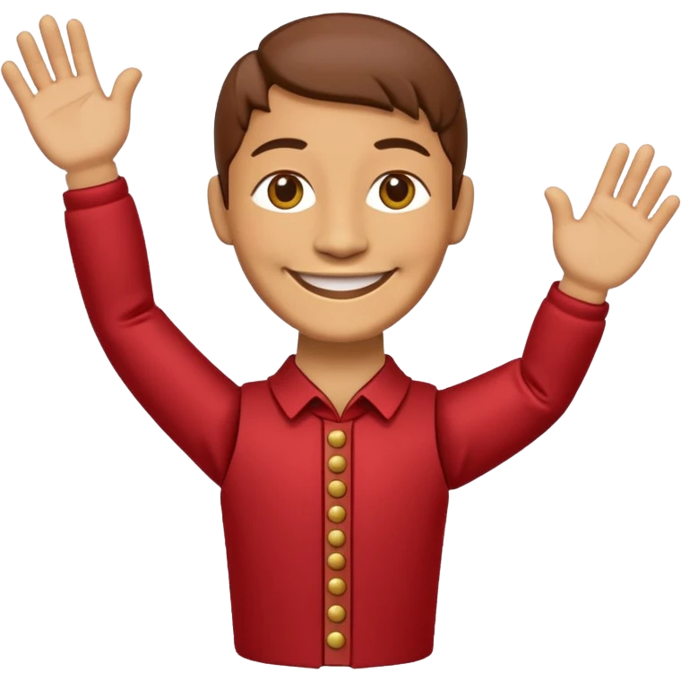 a puppet emoji