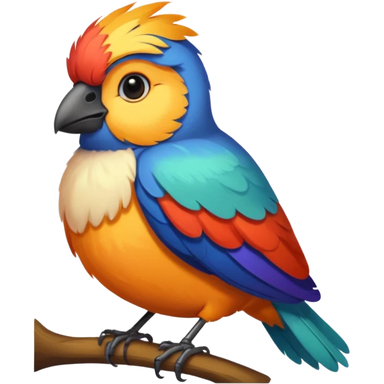artist bird emoji