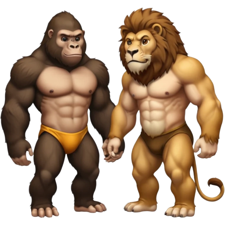 🦍🦁 emoji