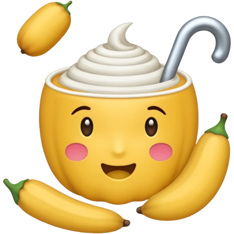 可愛撒嬌的白色奶牛毛 emoji