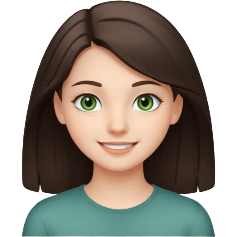 Девушка, шатенка, лет 18 с серо зелёными глазами emoji