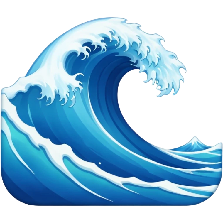 Wave emoji
