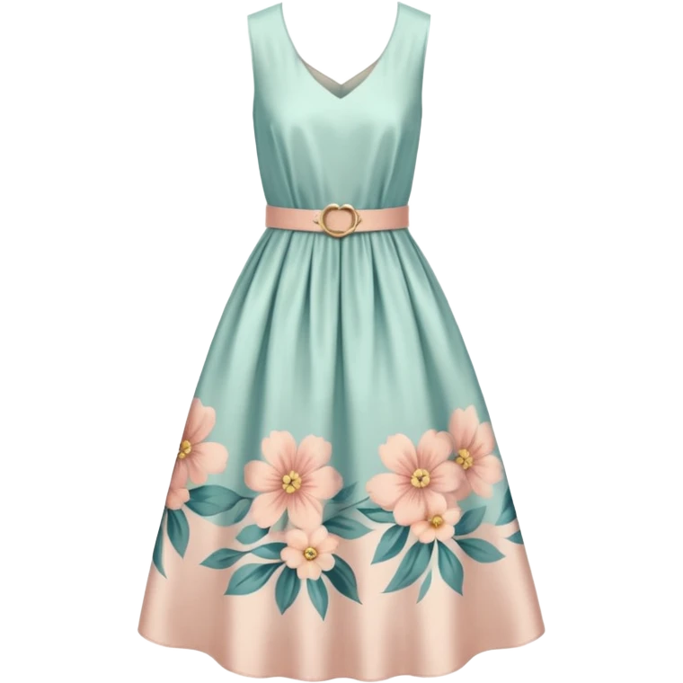 Cottagecore style  vintage material dress emoji