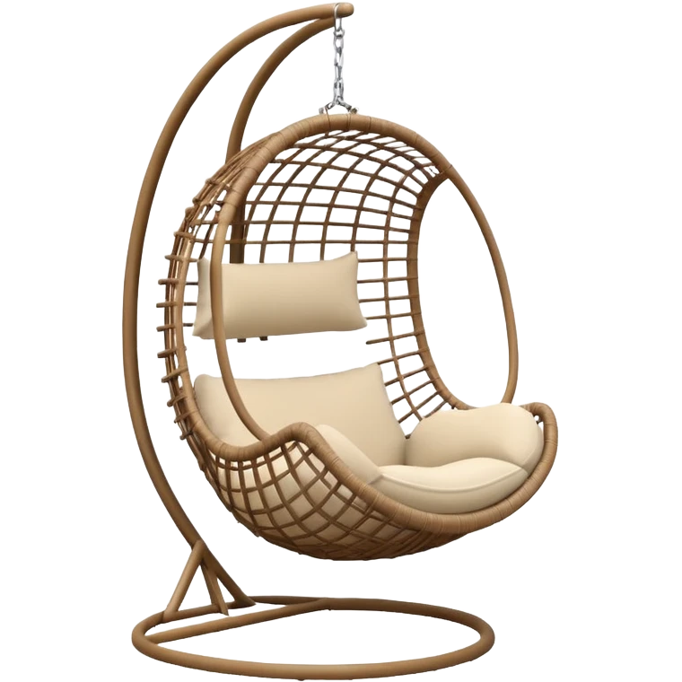 modern hanging chair emoji