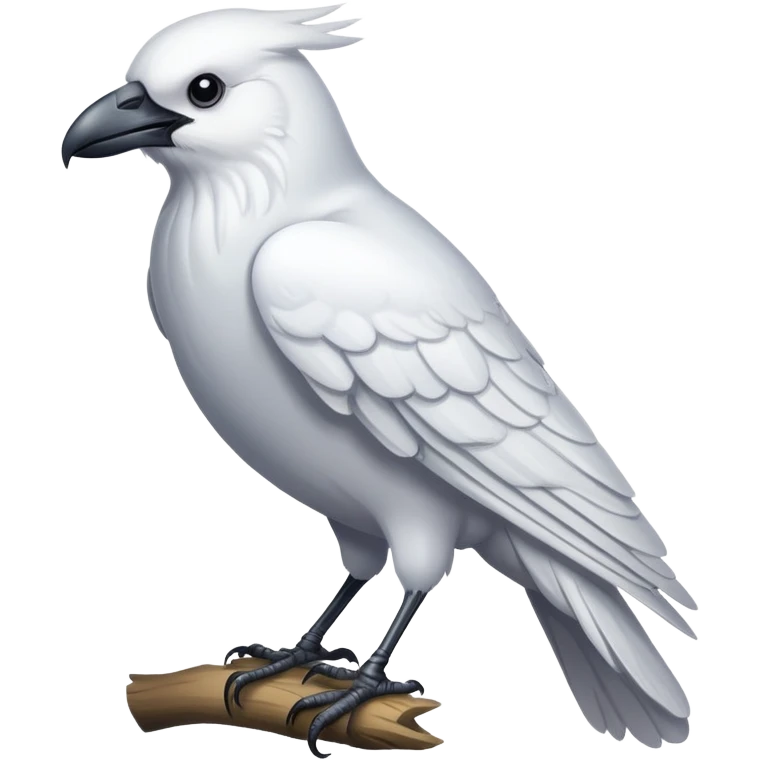 white crow emoji