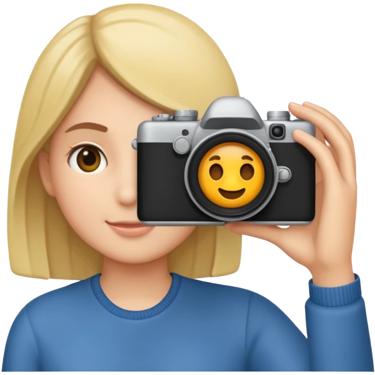 taking a photograph emoji