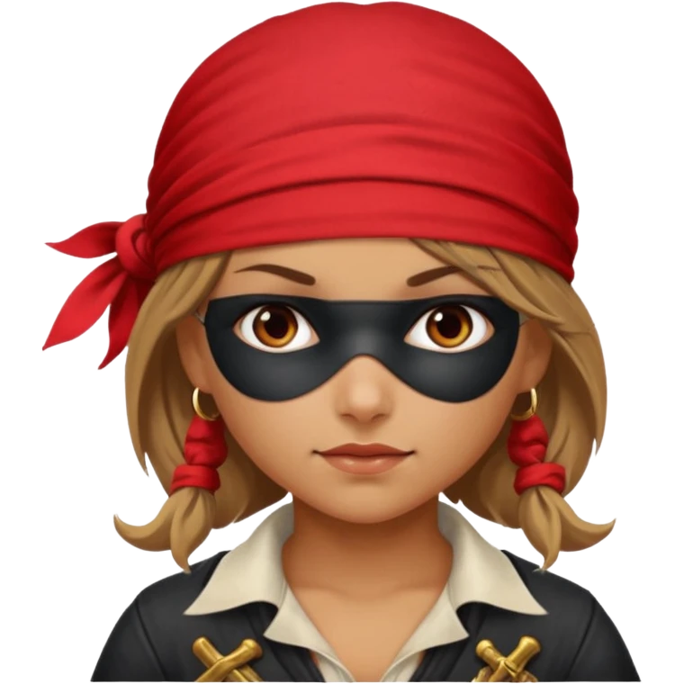 pirate girl emoji