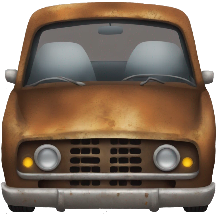 rusted car emoji