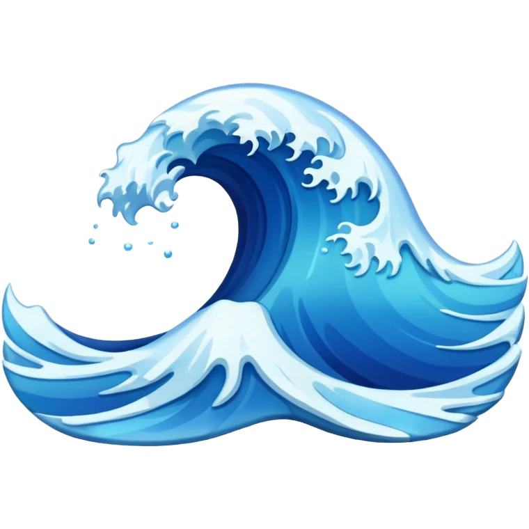 Wave emoji