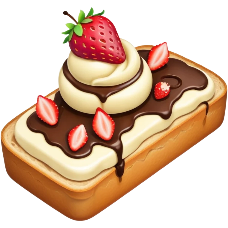 ice cream on bread emoji