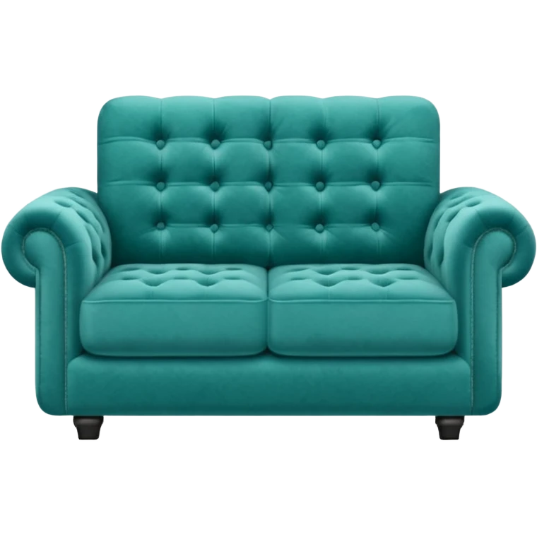 Square teal couch emoji