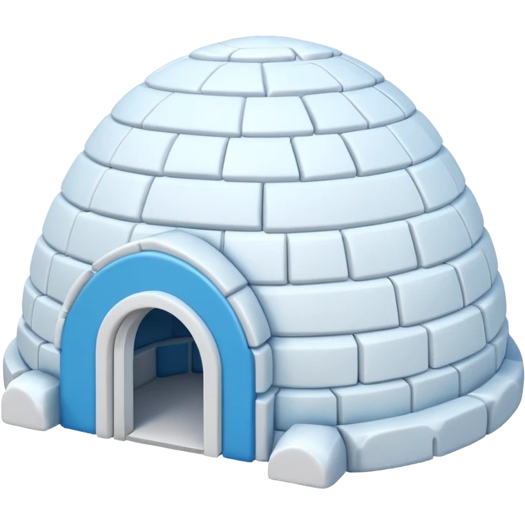 igloo house with different color  emoji