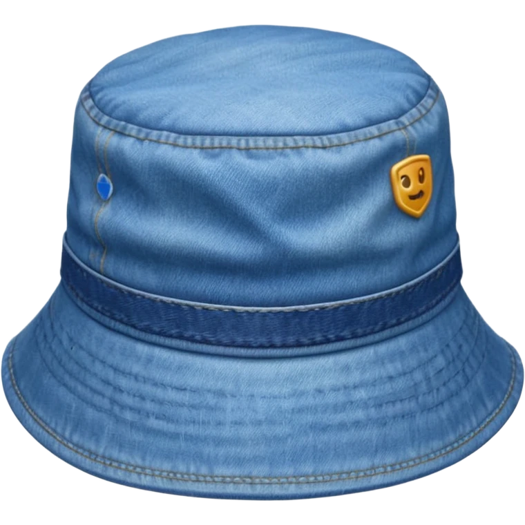 Джинсовая синяя панамка без головы emoji